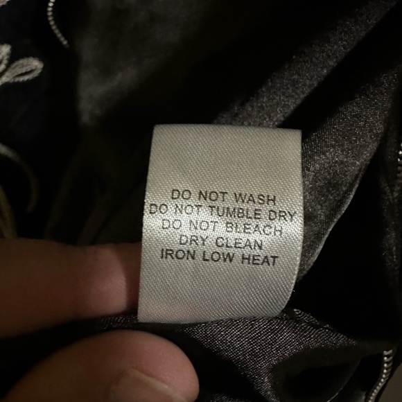 Dance and marvel bomber jacket with knitted flower embellishments - Picture 6 of 6